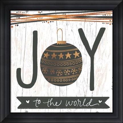 Framed Joy to the World Print