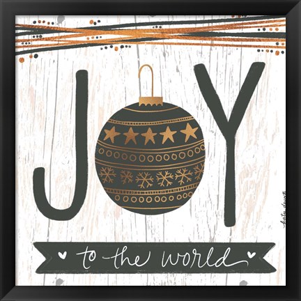 Framed Joy to the World Print