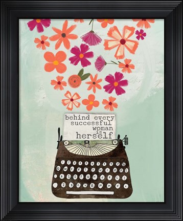 Framed Successful Woman Print