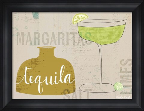 Framed Margaritas Print
