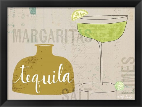 Framed Margaritas Print