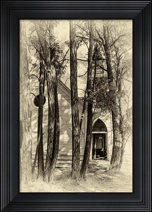 Framed Abandoned Church Print