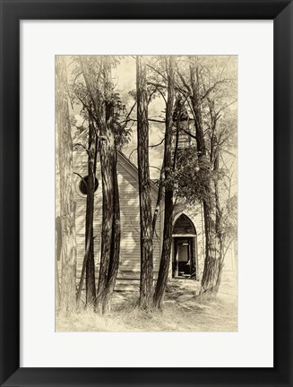 Framed Abandoned Church Print