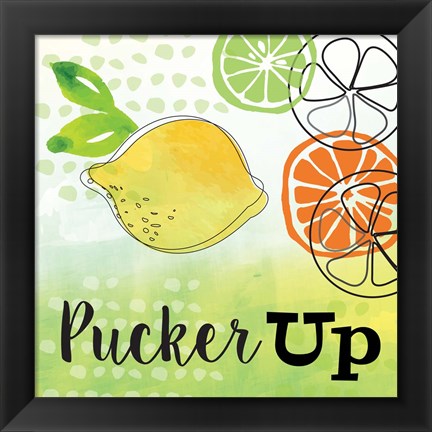 Framed Pucker Up Print