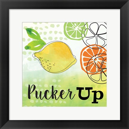 Framed Pucker Up Print