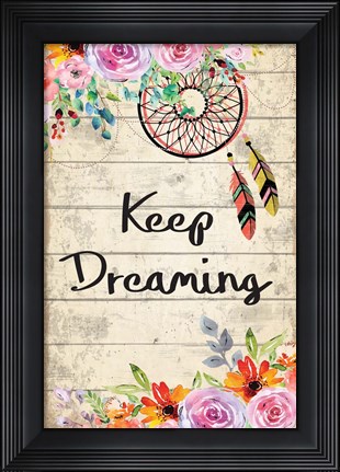 Framed Keep Dreaming Print