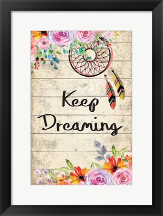 Framed Keep Dreaming Print