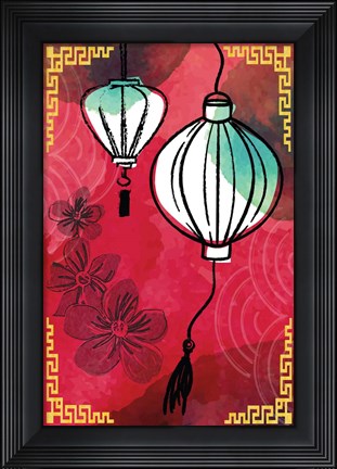 Framed Chinatown I Print