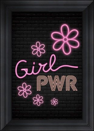 Framed Girl Pwr Print