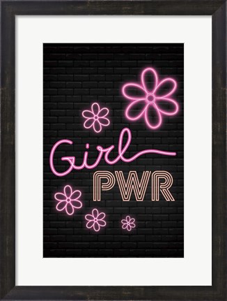 Framed Girl Pwr Print