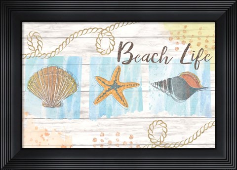 Framed Beach Life Print