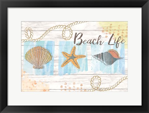 Framed Beach Life Print