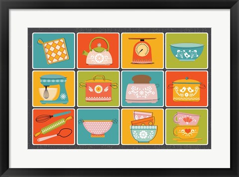 Framed In the Kitchen Art Print