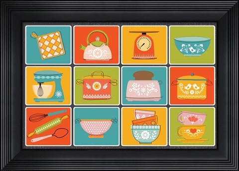 Framed In the Kitchen Art Print