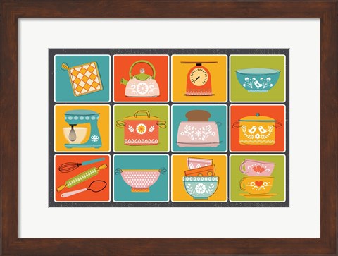 Framed In the Kitchen Art Print