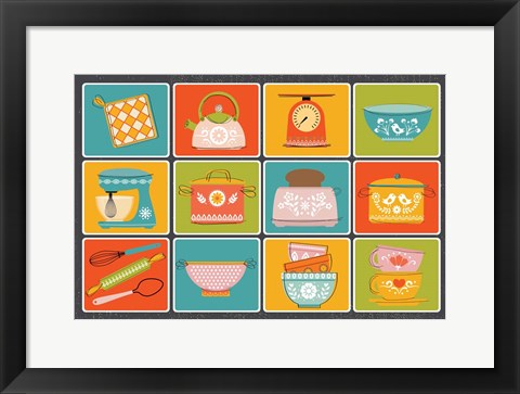 Framed In the Kitchen Art Print