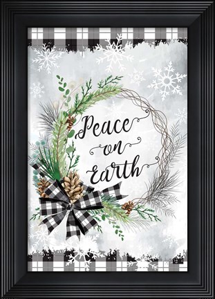Framed Peace on Earth Print
