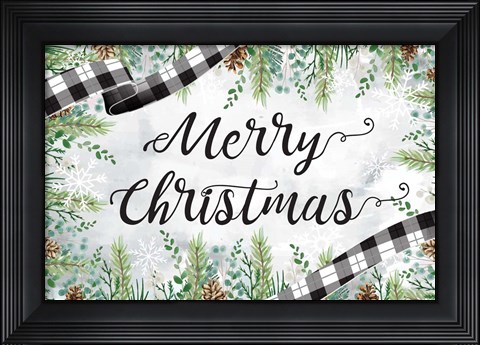 Framed Merry Christmas Print