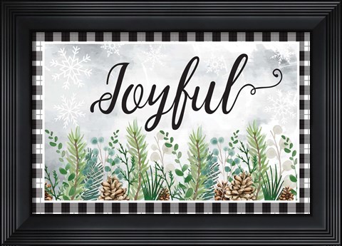 Framed Joyful Print