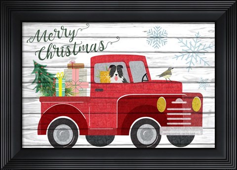 Framed Merry Christmas Print