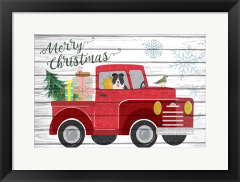 Framed Merry Christmas Print