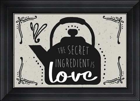 Framed Secret Ingredient Print