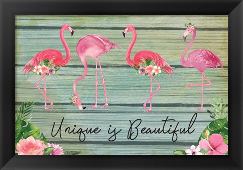 Framed Unique is Beautiful Print