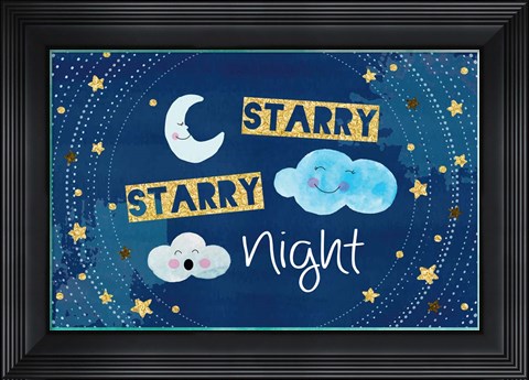 Framed Starry Starry Night Print