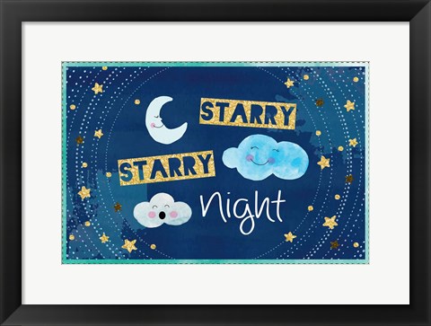 Framed Starry Starry Night Print