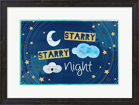 Framed Starry Starry Night Print