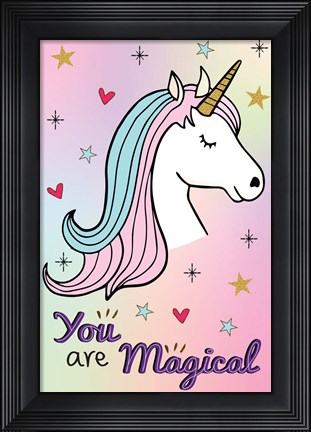 Framed You Are Magical Print