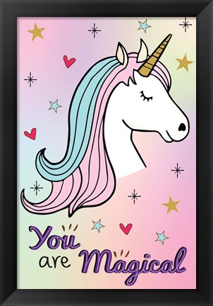 Framed You Are Magical Print