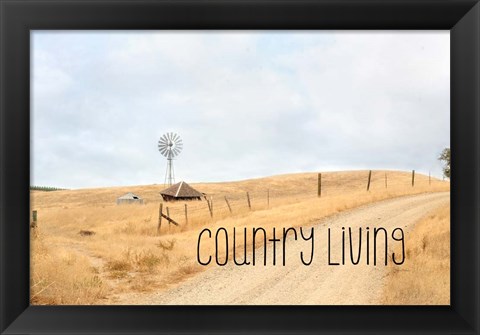 Framed Country Living Print