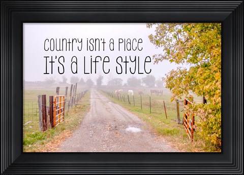 Framed Country Style Print