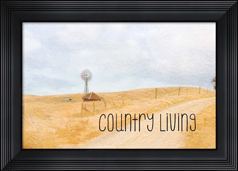 Framed Country Living Print