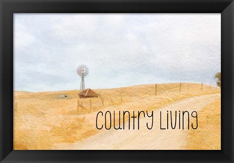 Framed Country Living Print