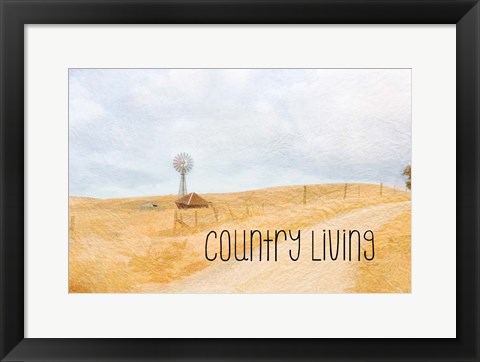 Framed Country Living Print