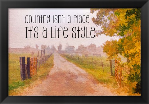 Framed Country Style Print