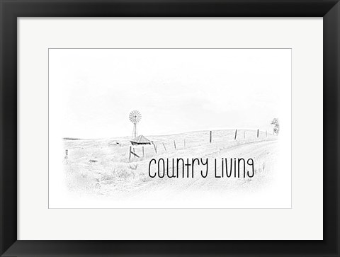 Framed Country Living Print