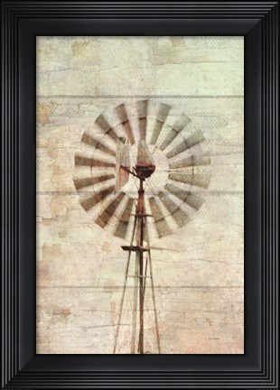 Framed Windmill Abstract Print