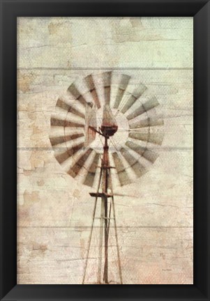 Framed Windmill Abstract Print