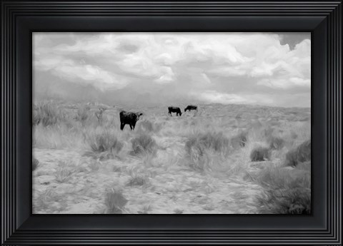Framed Grazin on Grass Print