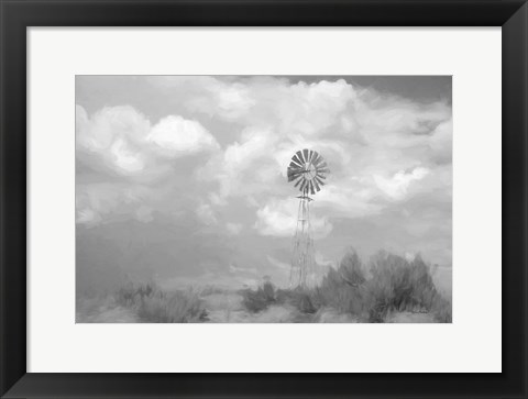 Framed Abstract Windmill Print