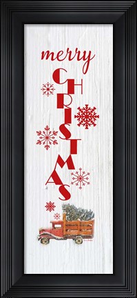 Framed Merry Christmas Print