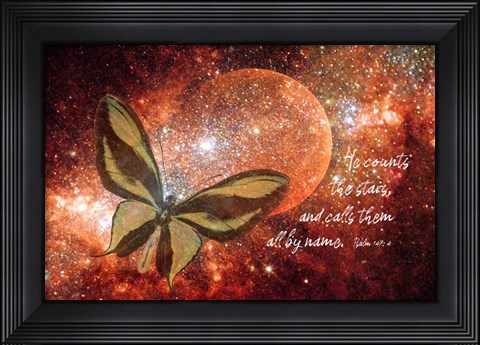 Framed He Counts the Stars Print