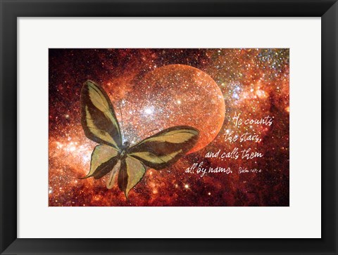 Framed He Counts the Stars Print