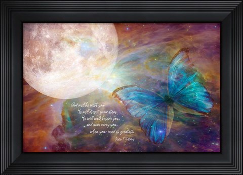Framed Heading Home Print