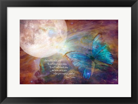 Framed Heading Home Print