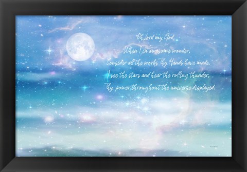 Framed How Great Thou Art Print