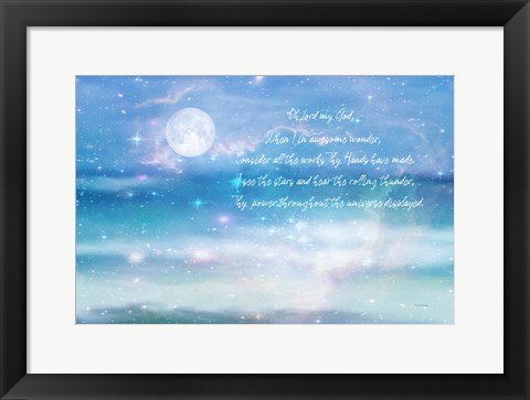 Framed How Great Thou Art Print